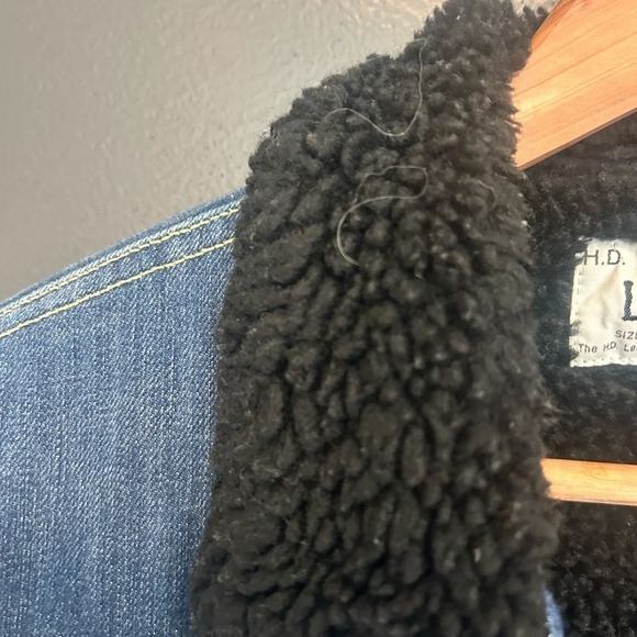 Lee Storm Rider vintage amazing black Sherpa insulated perfect women’s M mint!! - Picture 12 of 12